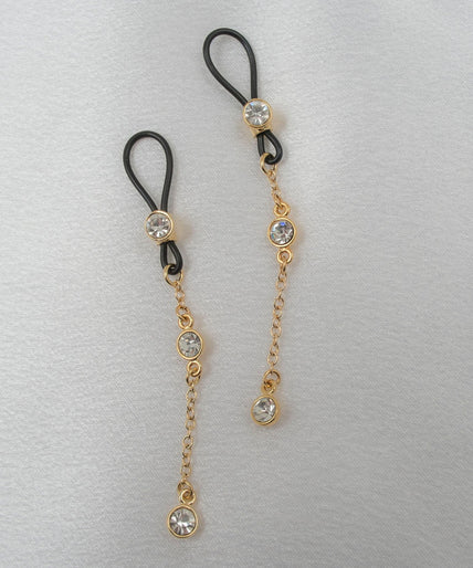 Sylvie Monthulé Borstjuweel Tepelkristal Goud Sylvie Monthulé Breast Jewel Nipple Crystal Gold - Pleasurements