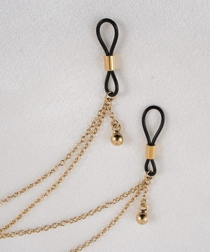 Sylvie Monthulé Borst Oceaan van Strelingen Ketting Design Goud Sylvie Monthulé Breast Ocean of Caresses Necklace Design Gold - Pleasurements