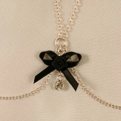 Sylvie Monthulé Borst satijn Nachtdesign Zilver Sylvie Monthulé Breast Satin Night Design Silver - Pleasurements