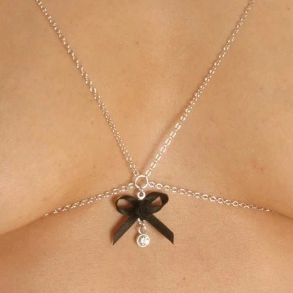 Sylvie Monthulé Borst satijn Nachtdesign Zilver Sylvie Monthulé Breast Satin Night Design Silver - Pleasurements