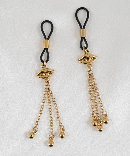 Sylvie Monthulé Sweet Kisses tepeldesign goud Sylvie Monthulé Sweet Kisses Nipple Design Gold - Pleasurements