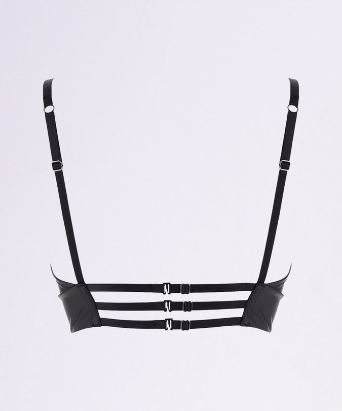 Maison Close Chambre Noir Bralette Black Dahlia - Pleasurements