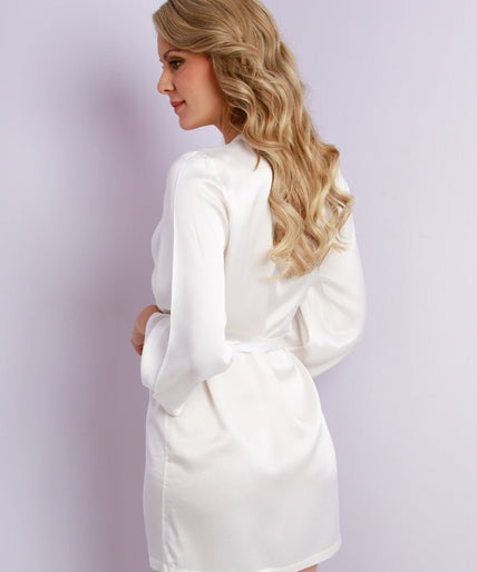 Marjolaine Laser Zijden Kimono Ivoor 100% Zijde! Marjolaine Laser Silk Kimono Ivory - Pleasurements