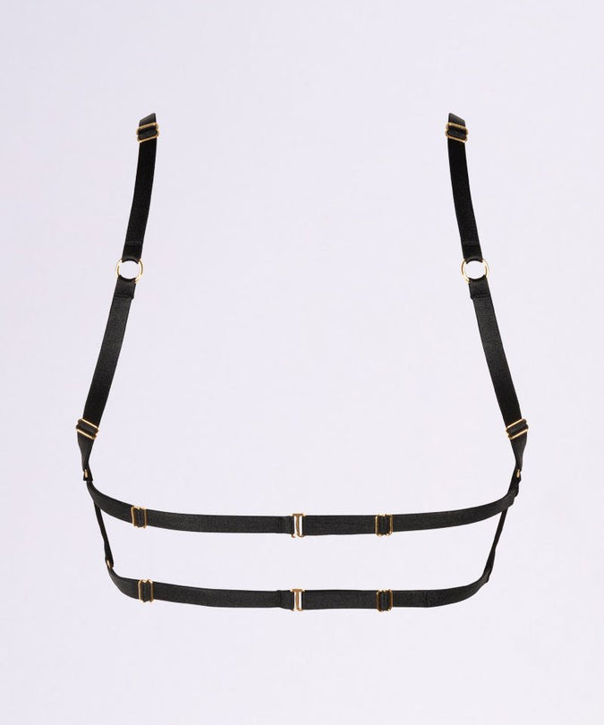 Pleasurements No Cup Bralette Black - Pleasurements