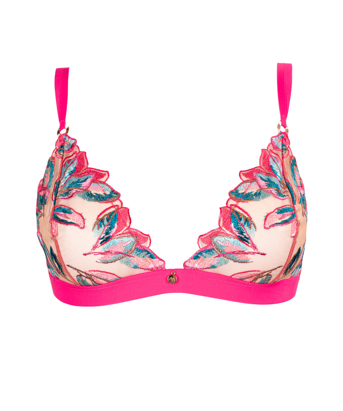 Atelier Amour – Oiseau de Paradis Triangel BH zonder beugels - Kersen