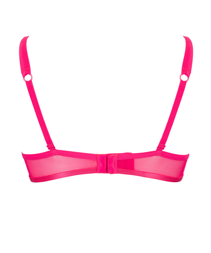 Atelier Amour – Oiseau de Paradis Halve Cup Bh - Kersen