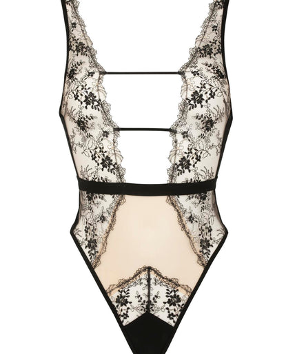 Atelier Amour – Après Minuit bodysuit - Zwart