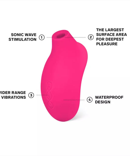 Pleasure nummer 26 van LELO: SONA 2 Cerise - Sonische stimulator