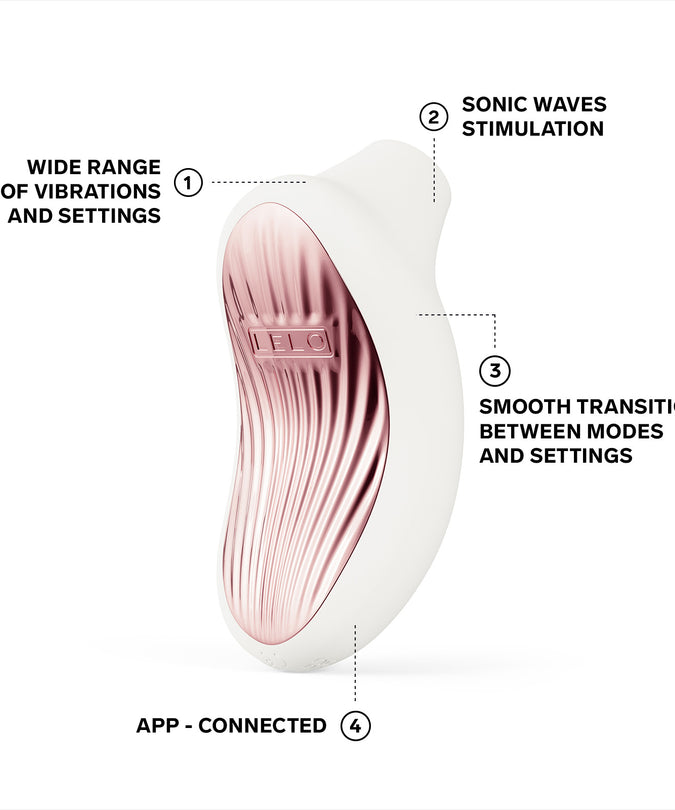 Pleasure nummer 25 van LELO: SONA 3 Wit - Sonische stimulator