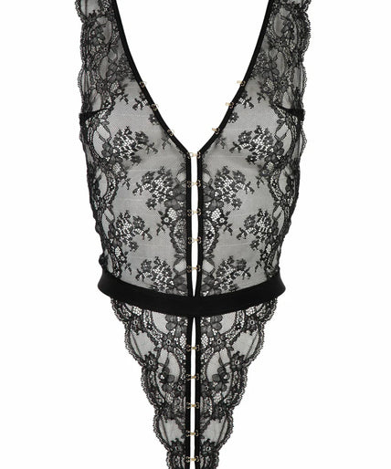 Atelier Amour Evasion Sensuelle Bodysuit – Zwart