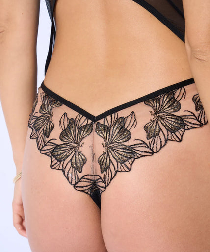 Atelier Amour Fleur Défendue bodysuit - Zwart