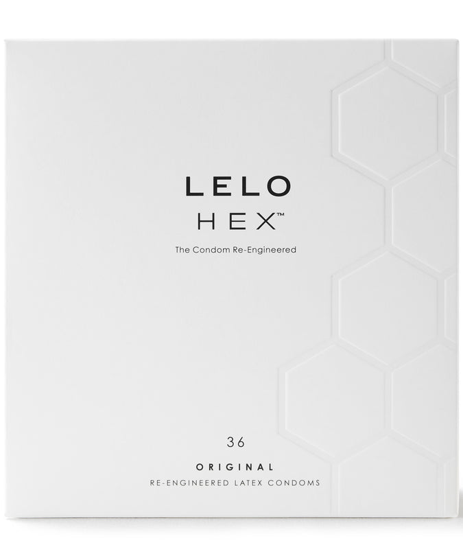 Pleasure nummer 18 van LELO: HEX condooms, originele verpakking van 36 stuks.