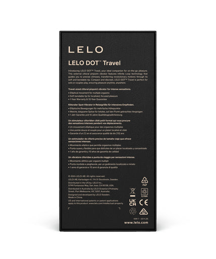 Pleasure nummer 14 van LELO: DOT Travel Paars - Reisvibrator
