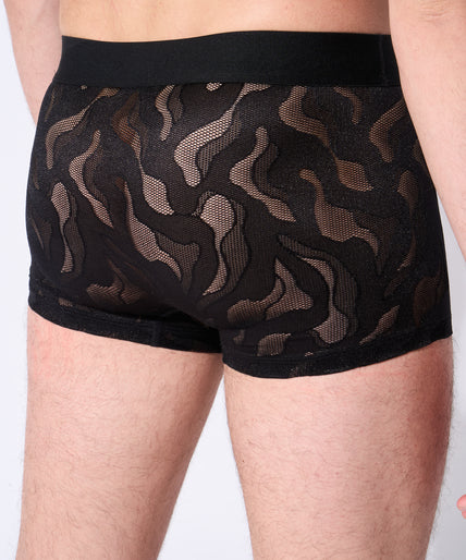 Atelier Amour – Herenboxershort met camouflageprint in zwart