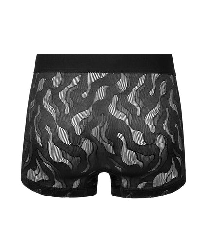 Atelier Amour – Herenboxershort met camouflageprint in zwart