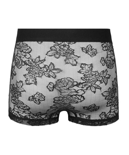 Atelier Amour – Herenboxershort met kant in zwart
