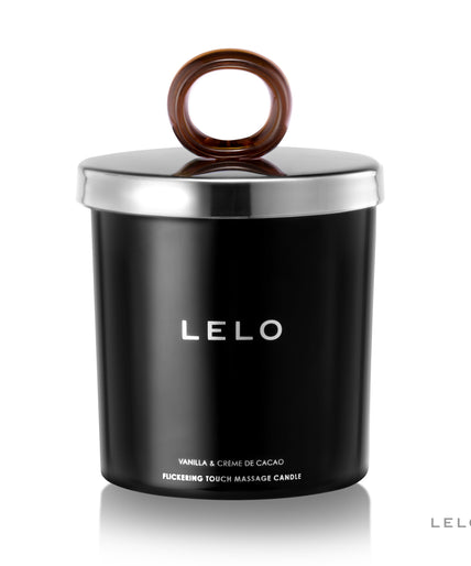 Plezier nummer 15 van LELO: Massage Kaars met vanille en cacao crème
