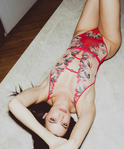 Atelier Amour – Oiseau de Paradis bodysuit - Kersen