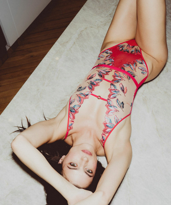 Atelier Amour – Oiseau de Paradis bodysuit - Kersen