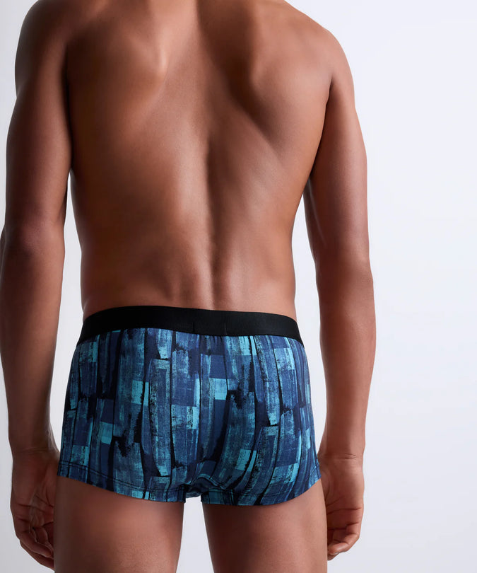 Aubade Heren Boxershort – in Denim Blue Print