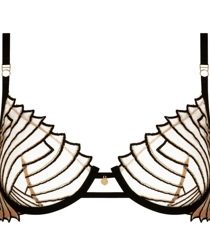 Atelier Amour – Cosmic Dream Demi Cup BH - Zwart