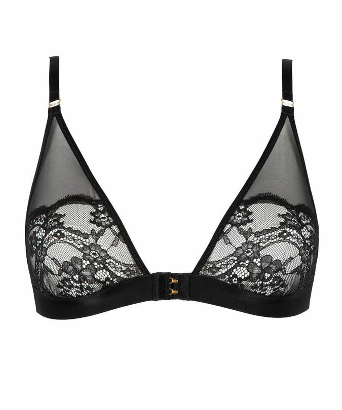 Atelier Amour Evasion Sensuelle Unwired Triangle Bra - Black - Pleasurements