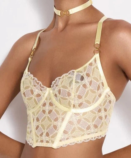 Bordelle Alta Bodice Bra Lemon - Pleasurements