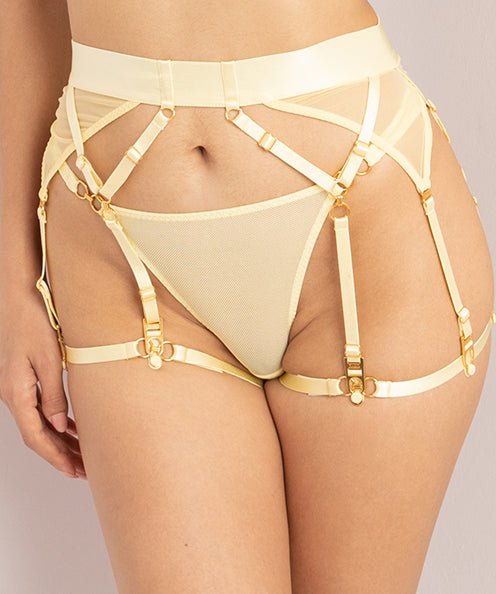 Bordelle Dia Suspender Lemon - Pleasurements