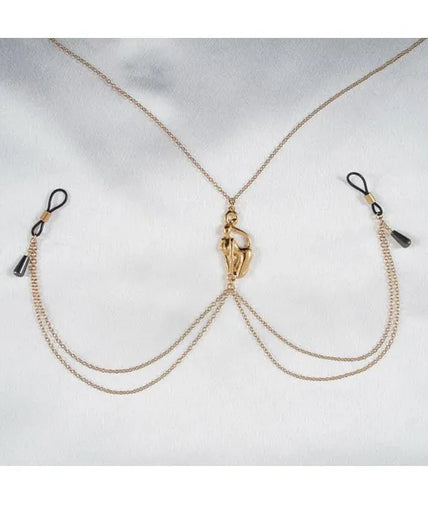 Sylvie Monthulé Gouden Borstketting Catwoman