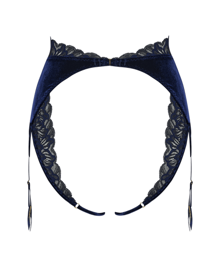 Coco de Mer Azzurra Open Suspender Knicker - Pleasurements