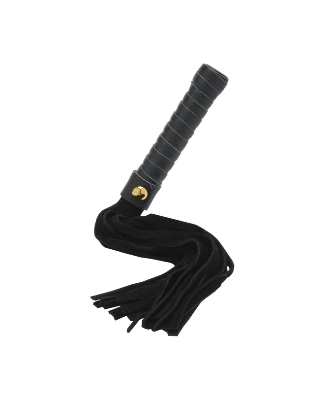 Coco de Mer Black Leather Flogger Small - Pleasurements