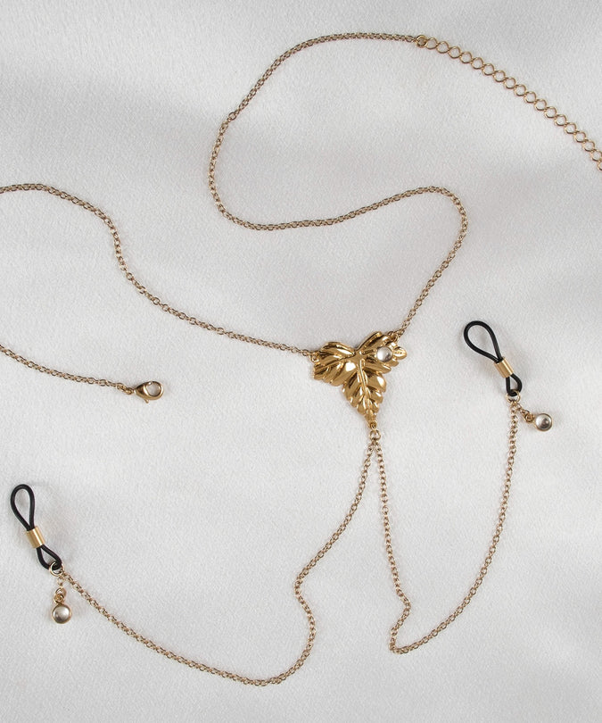 Sylvie Monthulé Borsthalsketting Geheime Tuin Ontwerp Goud