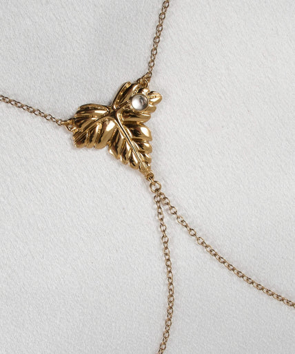 Sylvie Monthulé Borsthalsketting Geheime Tuin Ontwerp Goud