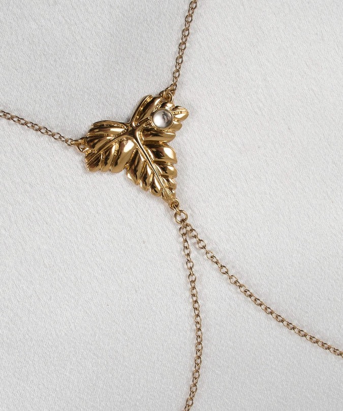 Sylvie Monthulé Borsthalsketting Geheime Tuin Ontwerp Goud