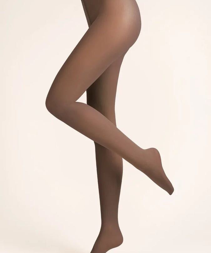Gabriella Tights Microfibre Plus Size 60 den Choco - Pleasurements