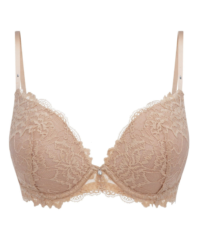 Heavenly Push - Up Bra Beige - Pleasurements