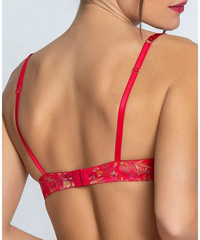 Lise Charmel Balconette Bra Foret Rubis (Beautiful ruby red) - Pleasurements