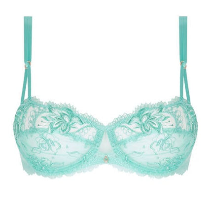 Lise Charmel Balconette Bra Princesse Iris in Aqua - Pleasurements