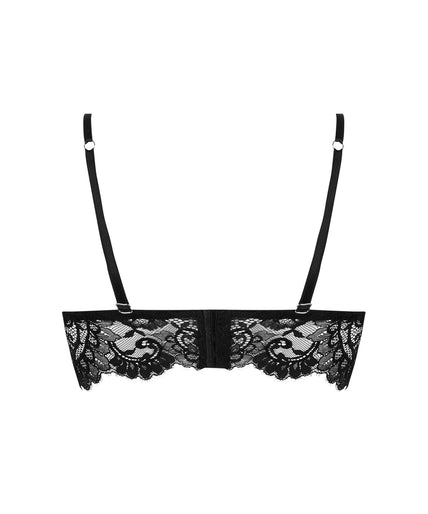 Lise Charmel Triangle Bra Desirs de Venise in Seductive Black - Pleasurements