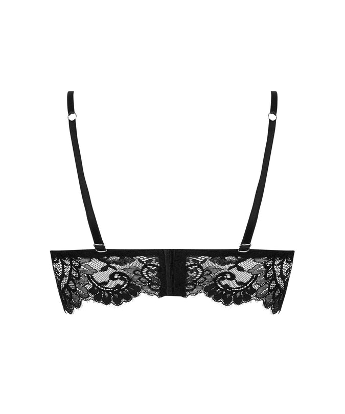 Lise Charmel Triangle Bra Desirs de Venise in Seductive Black - Pleasurements