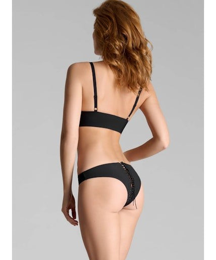 Maison Close Nuit Infinie Brief in Black - Pleasurements