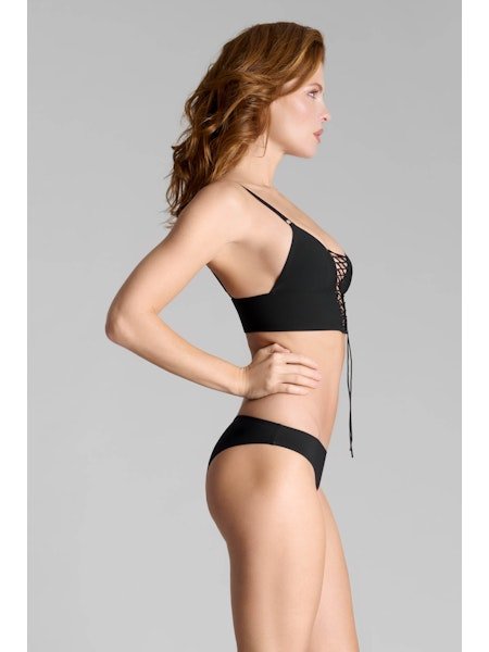 Maison Close Nuit Infinie Brief in Black - Pleasurements