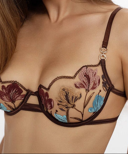 Shikkosa Felix Macchiato Underwire Bra - Pleasurements