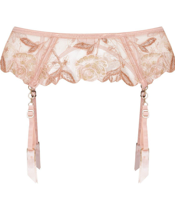 Shikkosa Illusion Suspender in Soft Peachy - Pleasurements