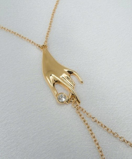 Sylvie Monthulé Breast Collar Secret Caress Design Gold - Pleasurements