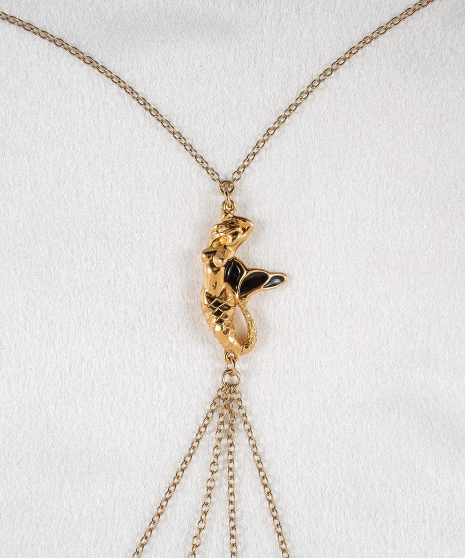 Sylvie Monthulé Breast Necklace Song of Mermaid Design Gold - Pleasurements