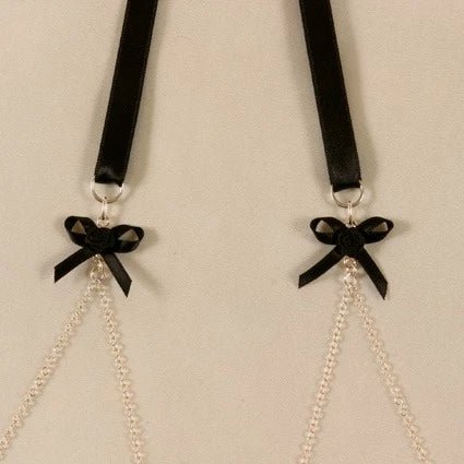 Sylvie Monthulé Breast Satin Night Design Silver - Pleasurements