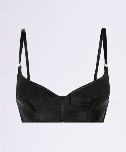 Pleasurements Bar - Tender Balconette Bra Black - Pleasurements