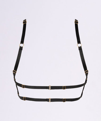 Pleasurements No Cup Bralette Black - Pleasurements